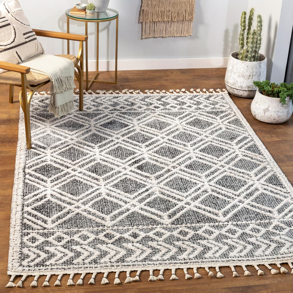 Livabliss Novak Global Diamond Trellis Area Rug