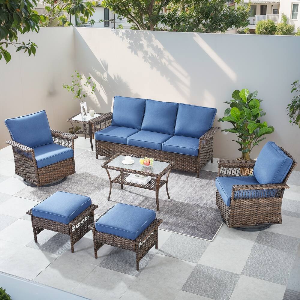 Gymojoy Funiture Sofa Rokicng Chair, Ottomans, Coffee Table