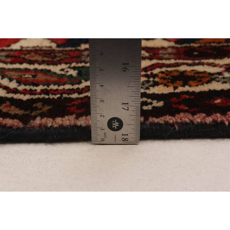 ECARPETGALLERY Hand-knotted Anadol Navy Wool Rug - 3'8 x 16'9