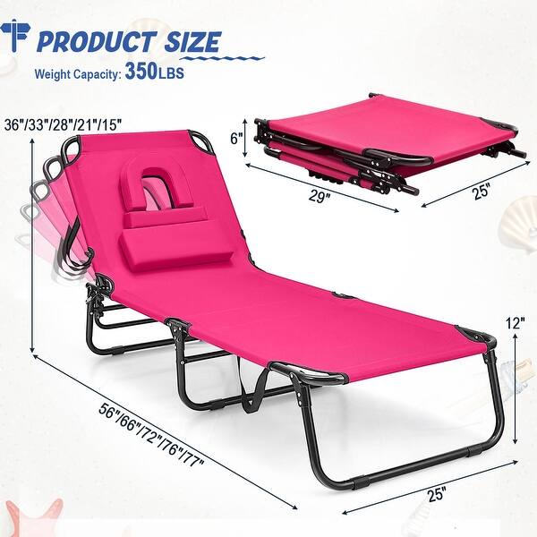 Lounger Chair With Face Holenull