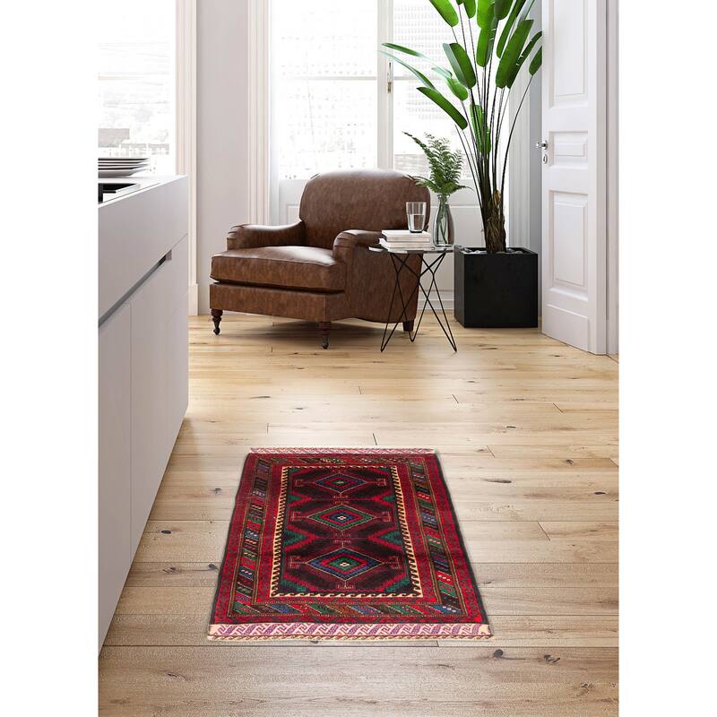 Teimani Brown Rug 2'10" x 4'11" - 2'10 x 4'11