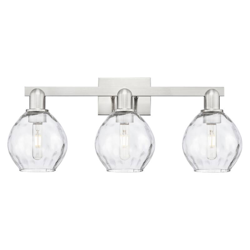Innovations Lighting Endless Possibilities Arcadia - Waverly - 3 Light 25" Bath Vanity Light - Brushed Satin Nickel