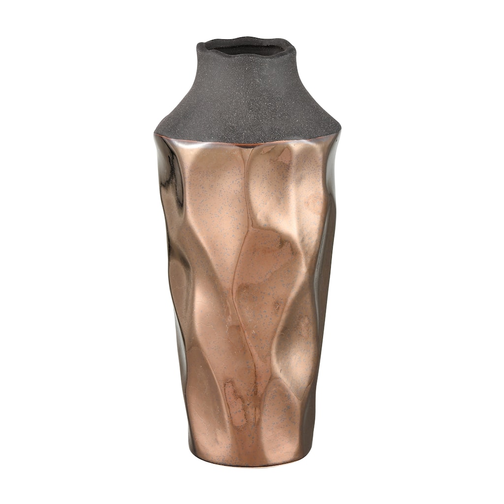 Atlas Lewis Polished Copper Vase