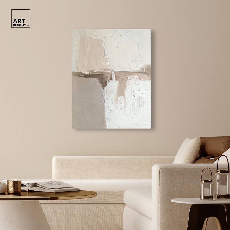 Sandstone Impressions Canvas by Art Remedy, Gallery Wrapped