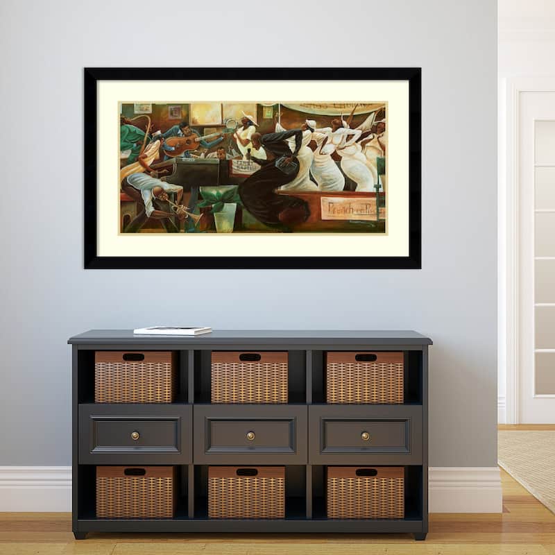 Framed Art Print 'Preach on Preacher' by Frank Morrison 43 x 26-inch
