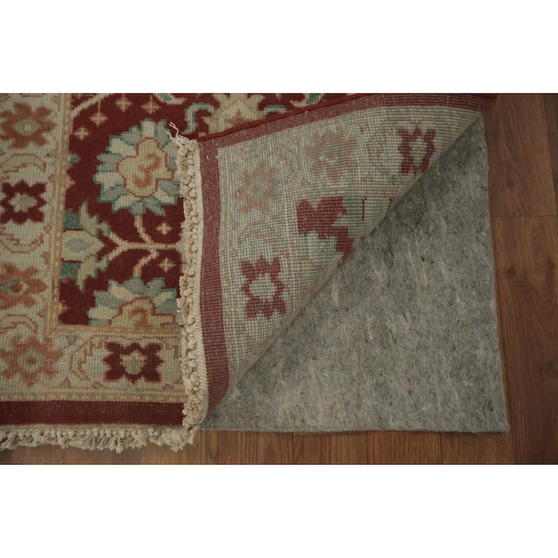 Hand Knotted Oriental 100% Wool Carpet Traditional All-Over Brown Ziegler Area Rug - 3' 11'' X 2' 1''