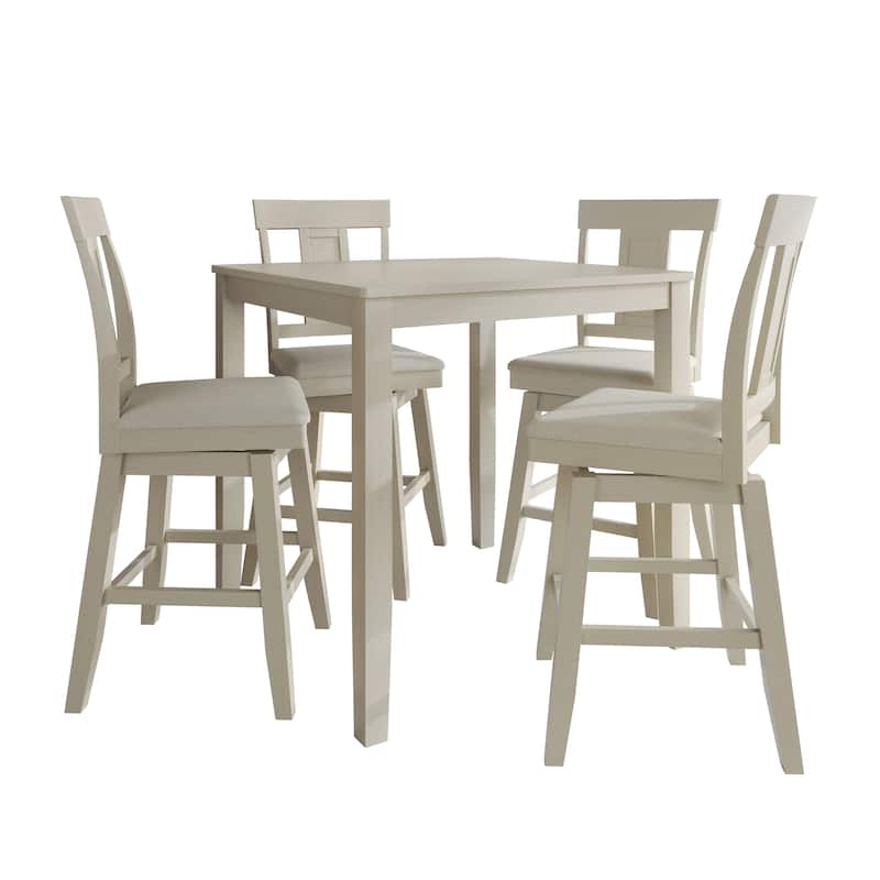 CraftPorch Luxury Swivel Counter Dining Set - Antique Grey