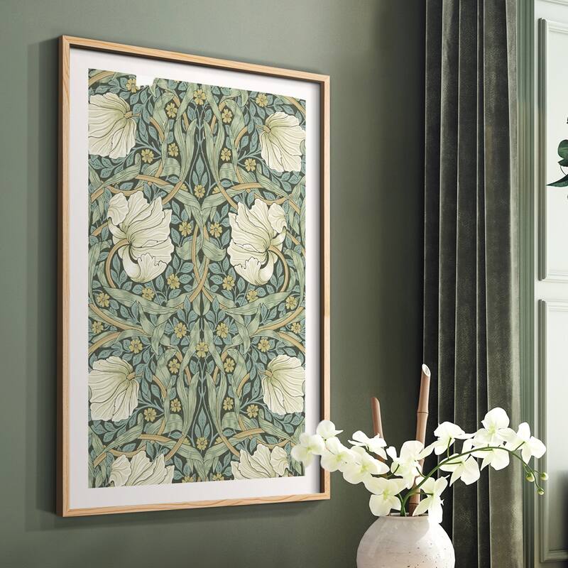 Vintage Abstract Print XXVIII -Framed Print