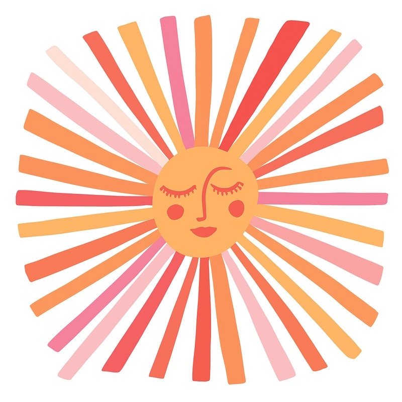 Cat Coquillette Sunshine Peel And Stick Giant Wall Decal