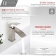 preview thumbnail 9 of 37, STYLISH Single Handle Single Hole Bathroom Faucet Lead Free - Faucet Height: 7" Spout Height: 4"