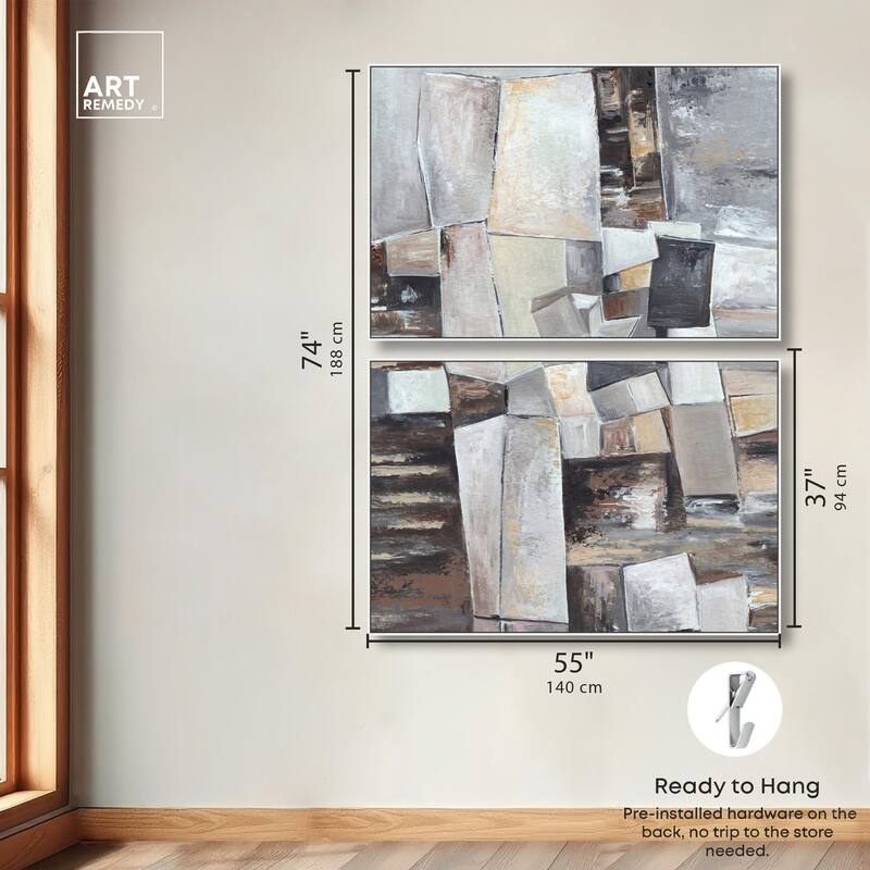 Inside the Future Canvas Set of 2 by Art Remedy