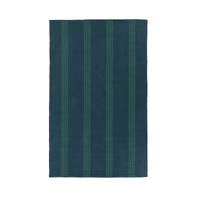 Villa by Classic Home Sorrento Handwoven Performance Stripe Fabric Rug