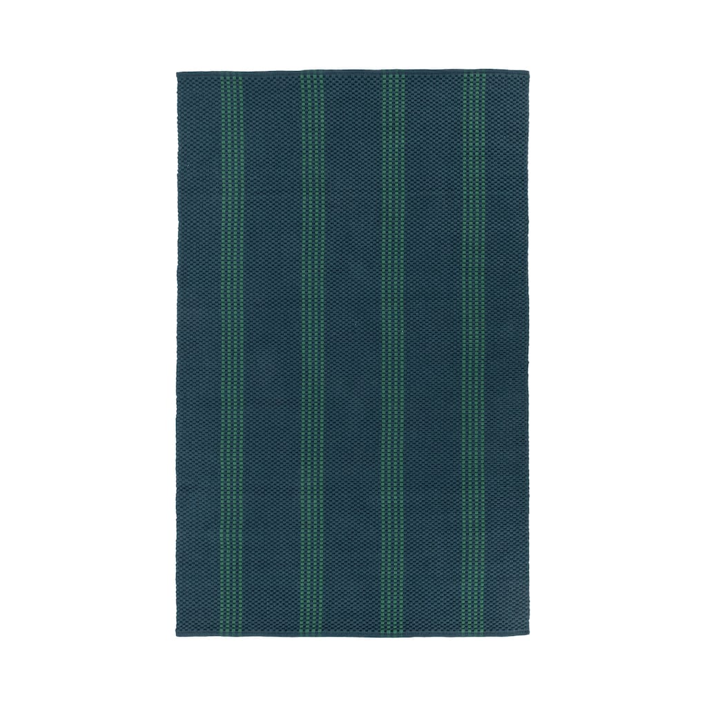 Villa by Classic Home Sorrento Handwoven Performance Stripe Fabric Rug