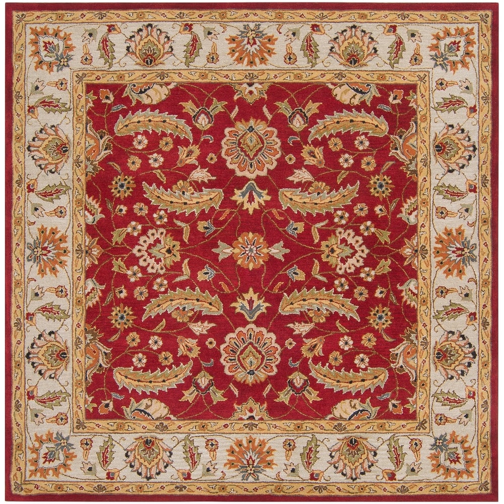 Livabliss Traditional Caesar Border Area Rug
