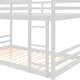 preview thumbnail 20 of 41, Twin Bunk Bed,Wooden,High Guardrail,Ladder,Kids Teens,Dorm Guest