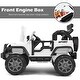 preview thumbnail 20 of 41, Costway 12V Kids Ride On Car 2 Seater Truck RC Electric Vehicles w/ - 48.5"X31.5"X31.5"