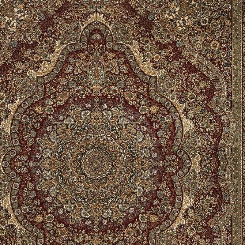 HomeRootsMedallion Traditional Runner Area Rug