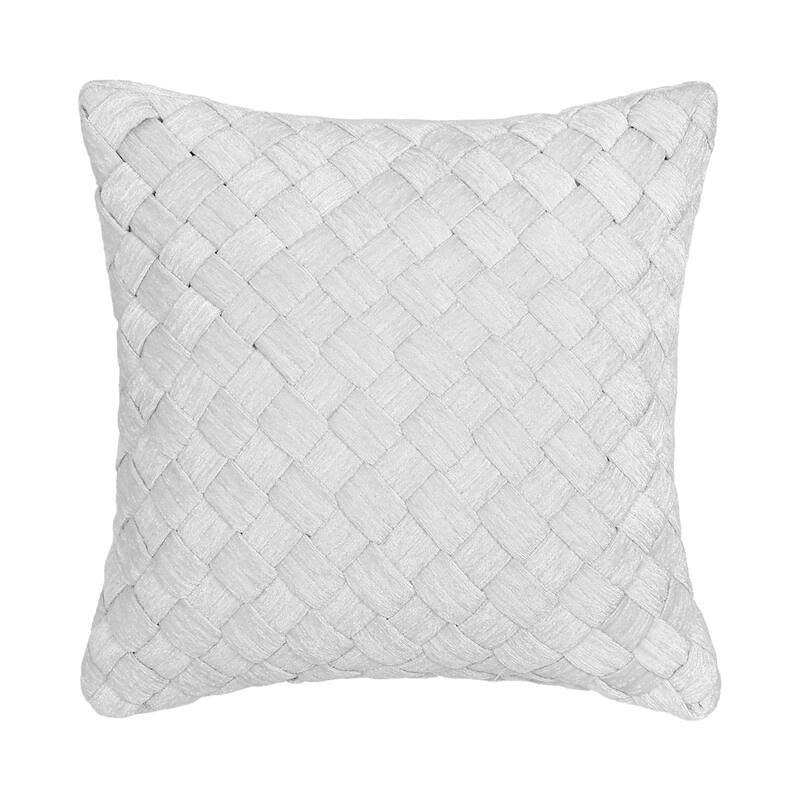 Queensbury Steel Blue 18" Square Decorative Throw Pillow