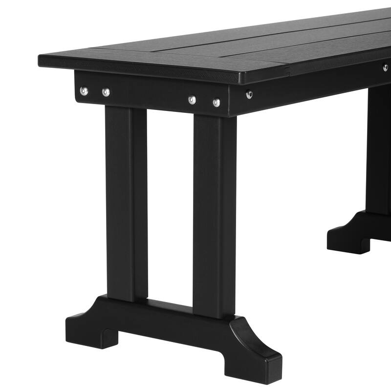 Laguna Hdpe All Weather Outdoor Patio 65" Bench