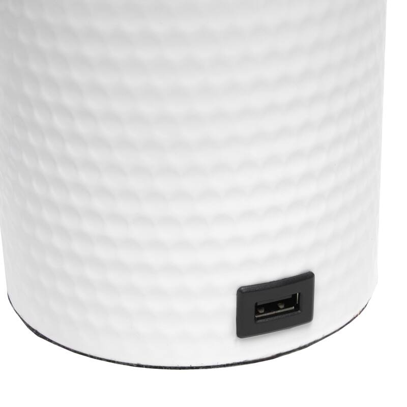 18.5" Sleek And Functional Stylish Accent Table Lamp With Usb Charging Port, For Living Room, Entryway, Office, Bedroom, Black W