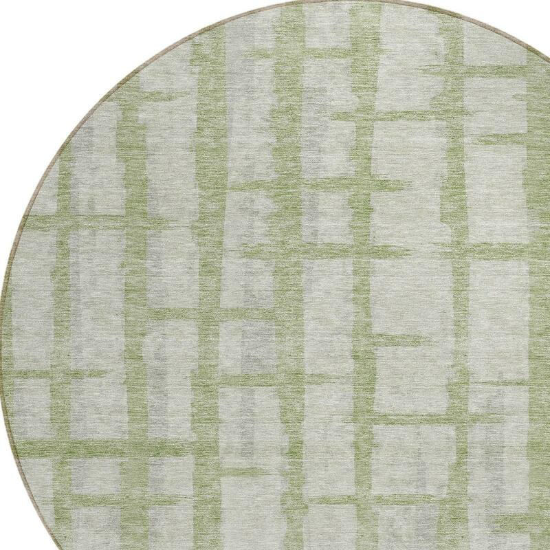 HomeRoots Striped Transitional Rectangle Outdoor Rug