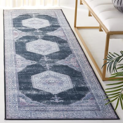SAFAVIEH Tucson Machine Washable Slip Resistant Liddie Traditional Rug