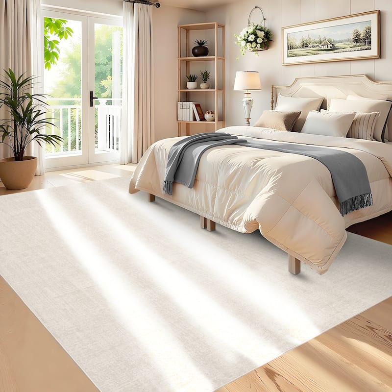 Garvee Modern Timeless Solid Area Rug