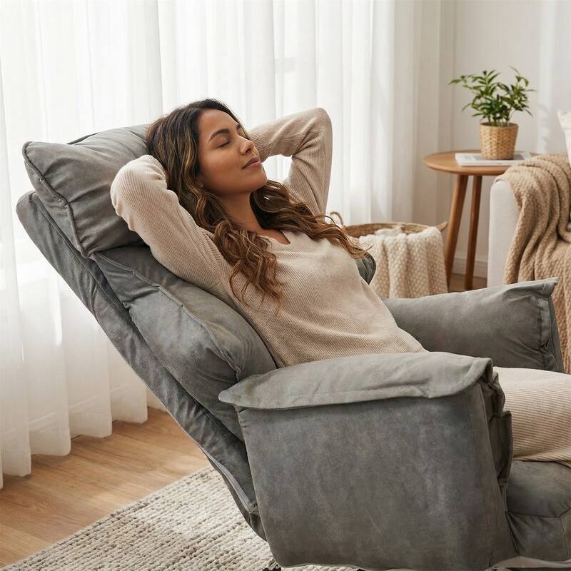 Modern 360-Degree Rotatable Computer Chair, Reclining Chair and Height Adjustment.