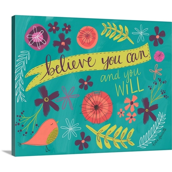 "Believe You Can" Canvas Wall Art
