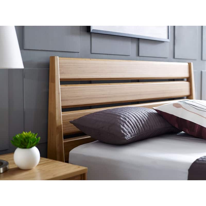 Tristan King Platform Bed, Golden