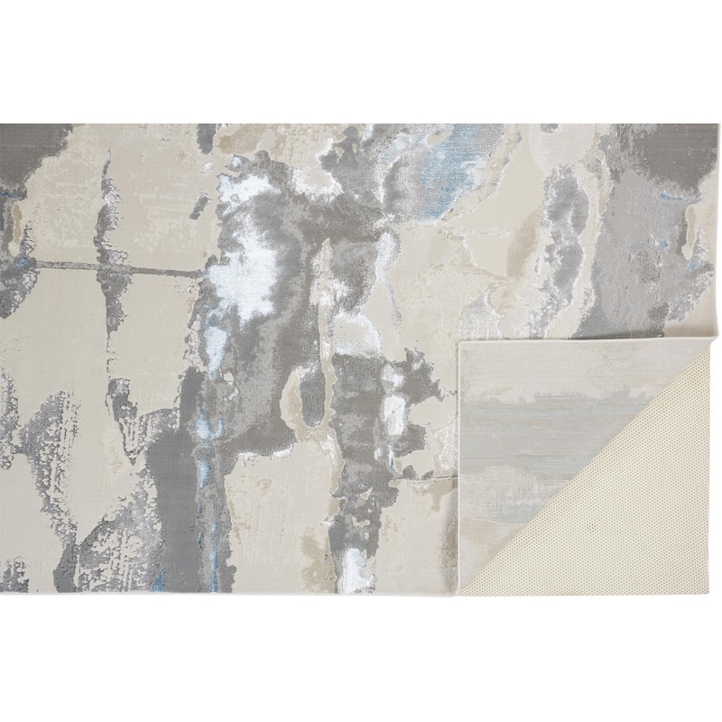 Zatim Abstract Area Rug By HomeRoots - 9' x 12'