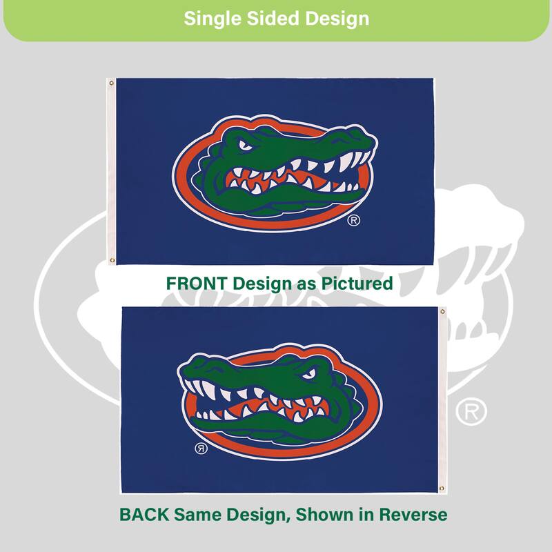 University of Florida Single Sided Flag w/ 2 Grommets, 3'x5'
