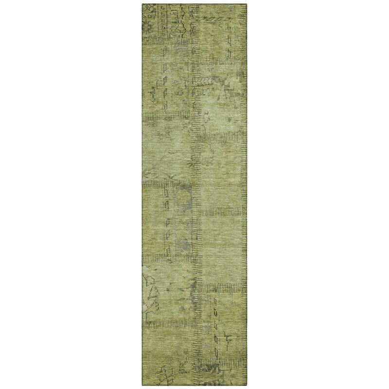 Machine Washable Indoor/ Outdoor Chantille Boho Traditional Rug