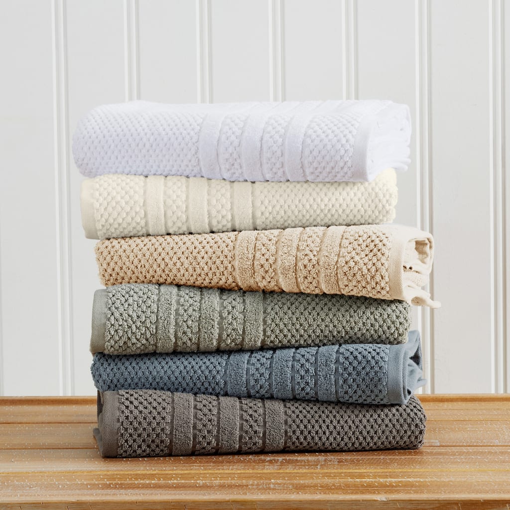 Linery & Co. 100% Cotton Textured Towel Set