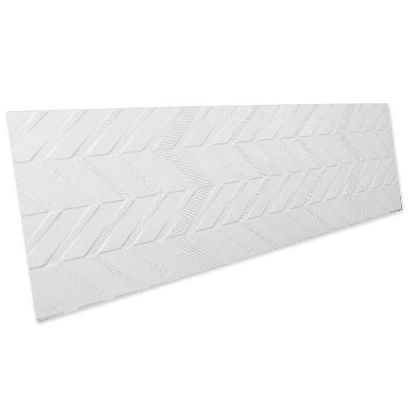 Merola Tile Lumiere Lelue Blanco 11-3/4" x 35-3/8" Ceramic Wall Tile
