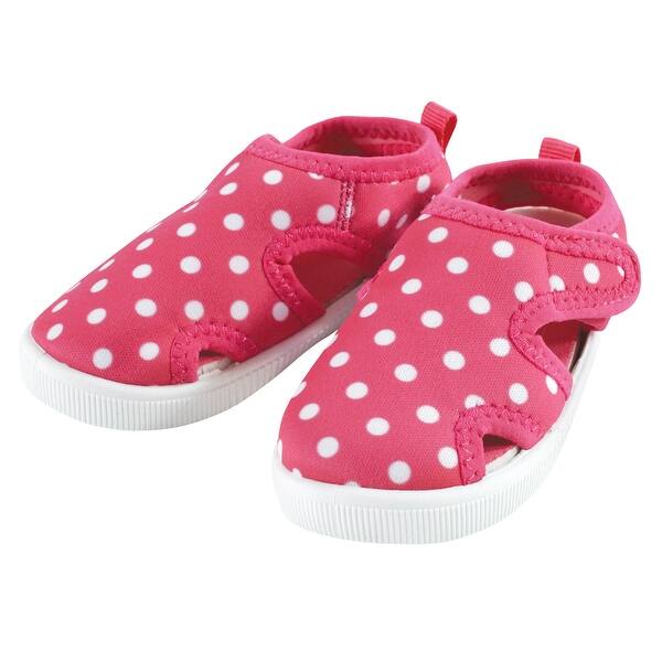 slide 1 of 1, Hudson Baby Infant, Toddler and Kids Girl Sandal and Water Shoe, Polka Dot Polka Dot - 10T