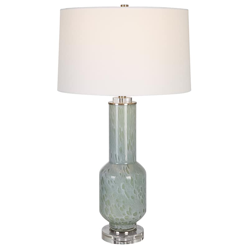 Uttermost Imperia Aqua Gray Table Lamp - 17 W x 30 H x 17 D (inches) - Aqua Gray