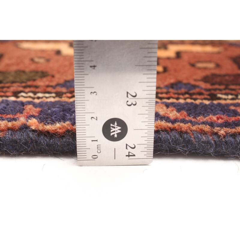 ECARPETGALLERY Hand-knotted Andelz Red Wool Rug - 3'7 x 7'1