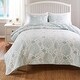 preview thumbnail 2 of 9, Greenland Home Coastal Paradise Reversible Matelasse Coverlet Set