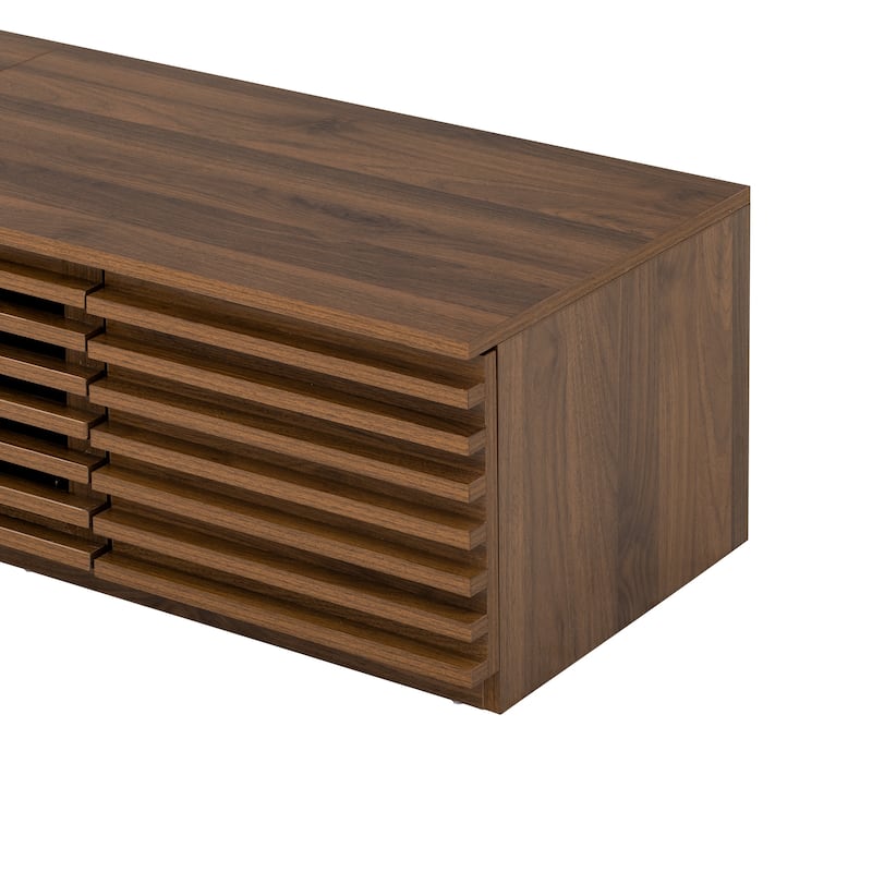 70" Modern TV Stand for TVs up to 85" with Cable Management & Soft-Closing Hinges