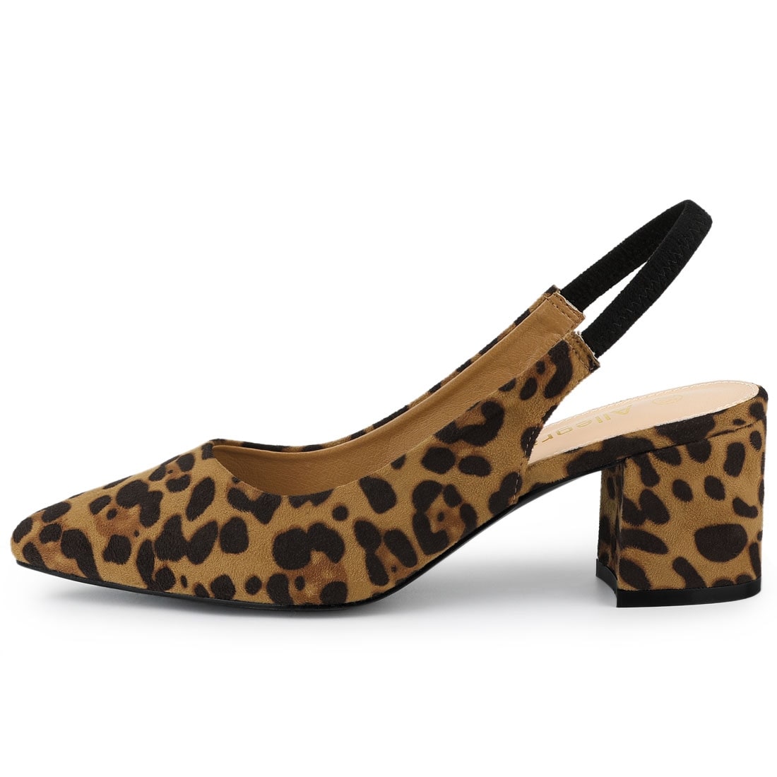 pointy shoes with block heel