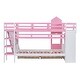 preview thumbnail 8 of 7, Twin over Twin Bunk Bed With 2 Drawers,3 Shelves and Slide,Sturdy Frame