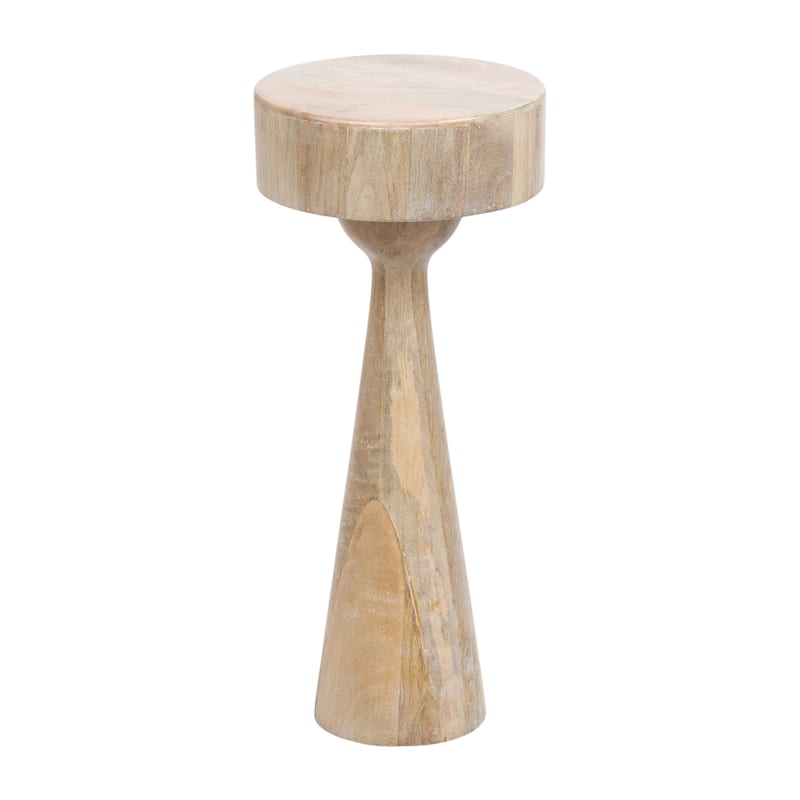 Kate and Laurel Solbrett Wood Drink Table - 10x10x22 - Natural
