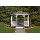 preview thumbnail 1 of 4, 12-foot Vinyl Octagon Gazebo Kit Without Floor