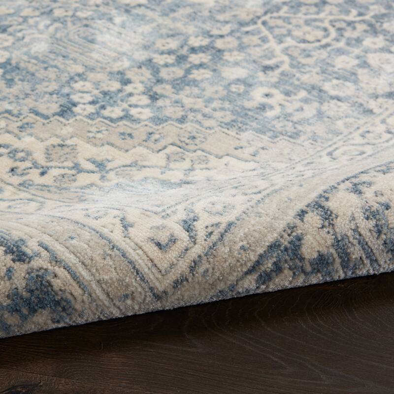 Malta Bordered Center Medallion Area Rug