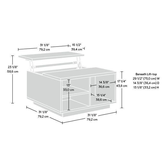East Rock Lift Top Coffee Table Ao