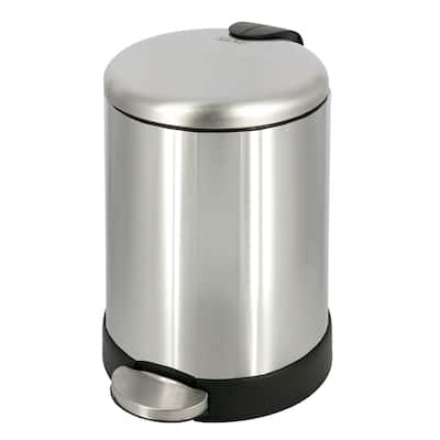 Glad Small Stainless Steel Trash Can