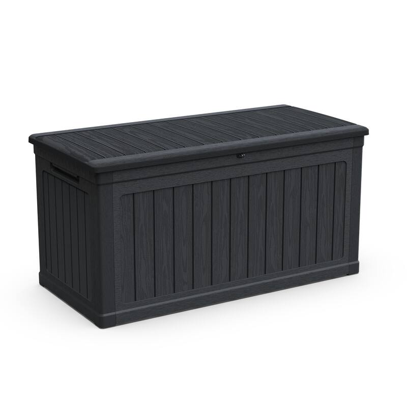 230 Gallon Large Outdoor Storage XXL Deck Box for Patio Furniture, Outdoor Cushions, Garden Tools and Sports/Pools Equipment