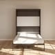 preview thumbnail 34 of 33, Signature Sleep Paramount Queen Murphy Bed, Black Oak