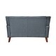 preview thumbnail 9 of 14, Candace Mid-century Modern Fabric Loveseat by Christopher Knight Home